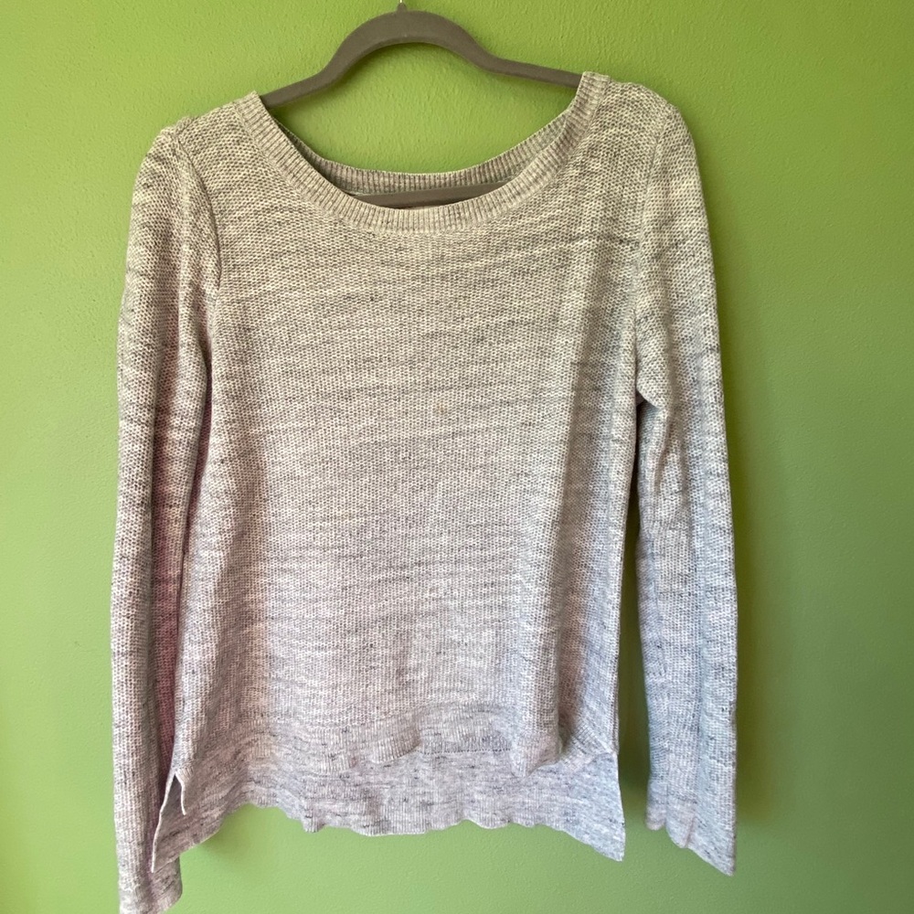 Gray sweater